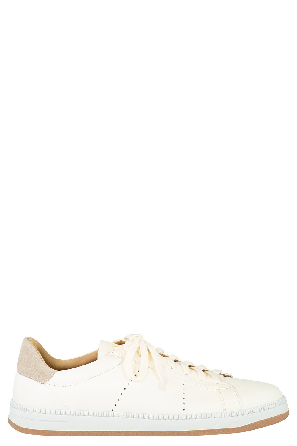 Leather Sneaker - Bianco