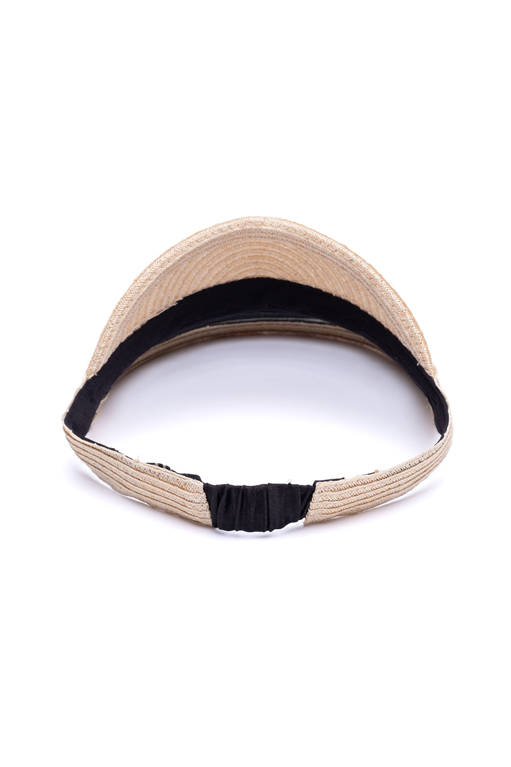 Vicky Visor-NAT/BLK-O/S-ACCESSORIEHEADWEAR-EUGENIA KIM