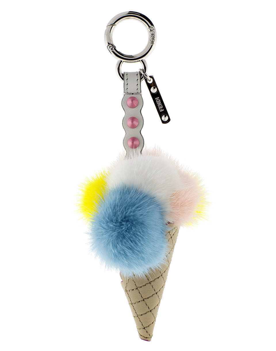 FENDI-Key Charms Ice Cream-WHITE