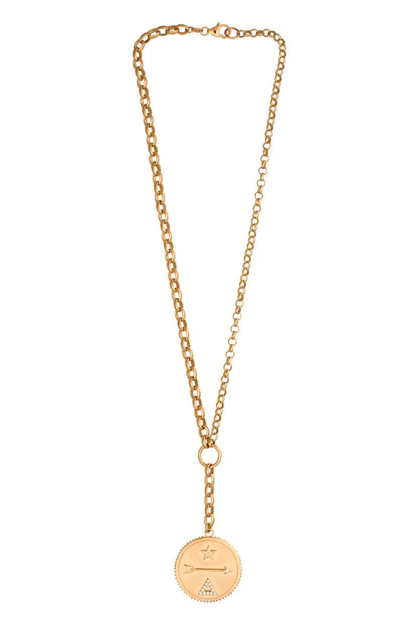 FOUNDRAE-Dream - Heavy Mixed Belcher Extension Chain Necklace-YELLOW GOLD