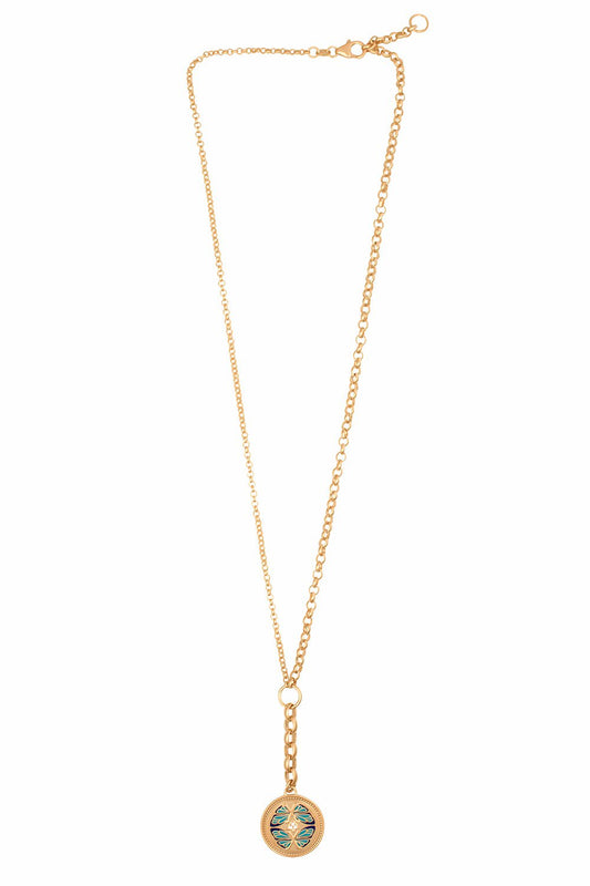 FOUNDRAE-Reverie - Medium Mixed Belcher Extension Chain Necklace-YELLOW GOLD