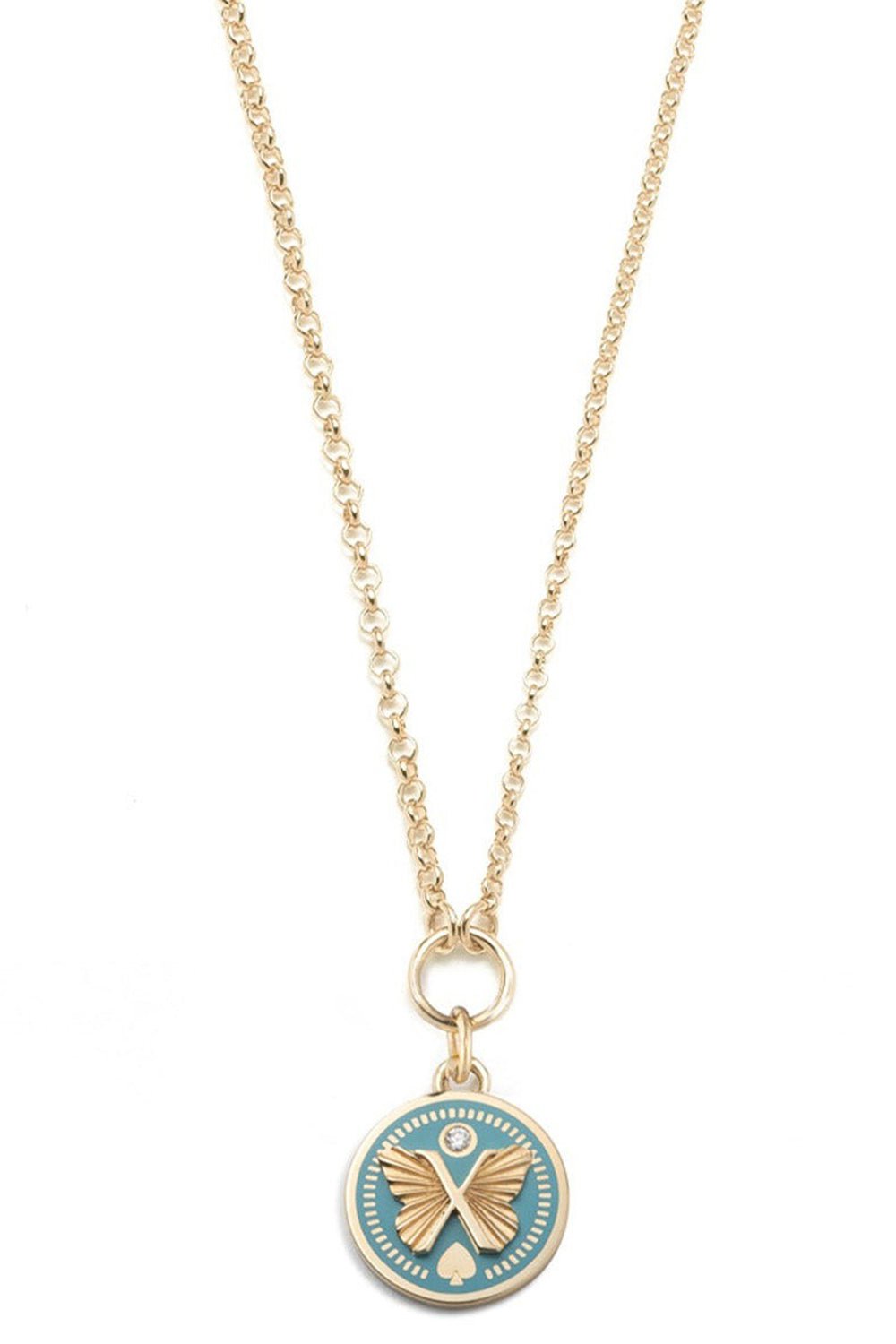 FOUNDRAE-Small Belcher Chain Necklace - Reverie-YELLOW GOLD