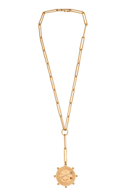 FOUNDRAE-Vivacity - Extended Clip Extension Chain Necklace-YELLOW GOLD