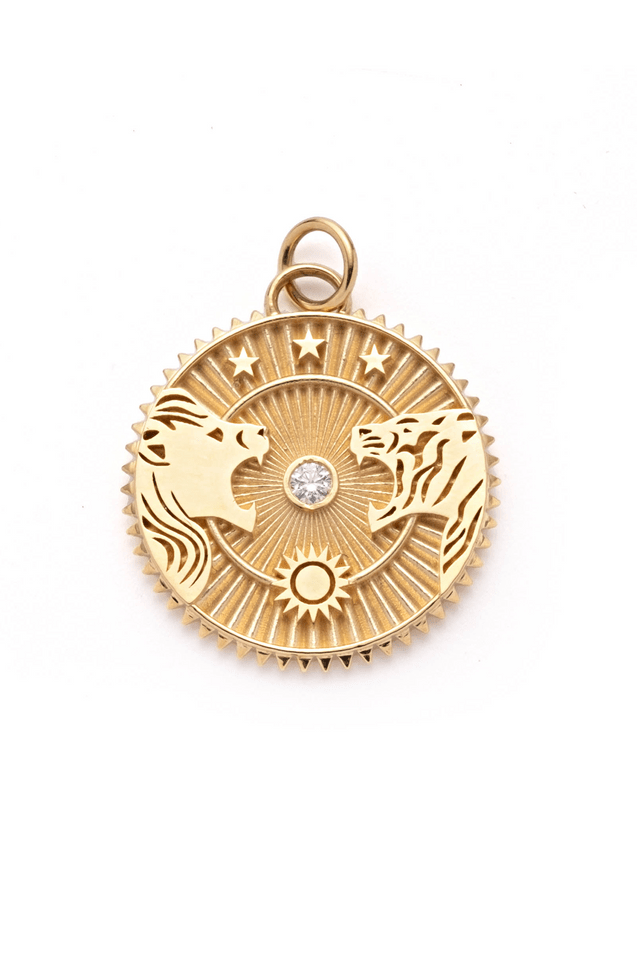 FOUNDRAE-Strength - Large Specialty Medallion-YELLOW GOLD