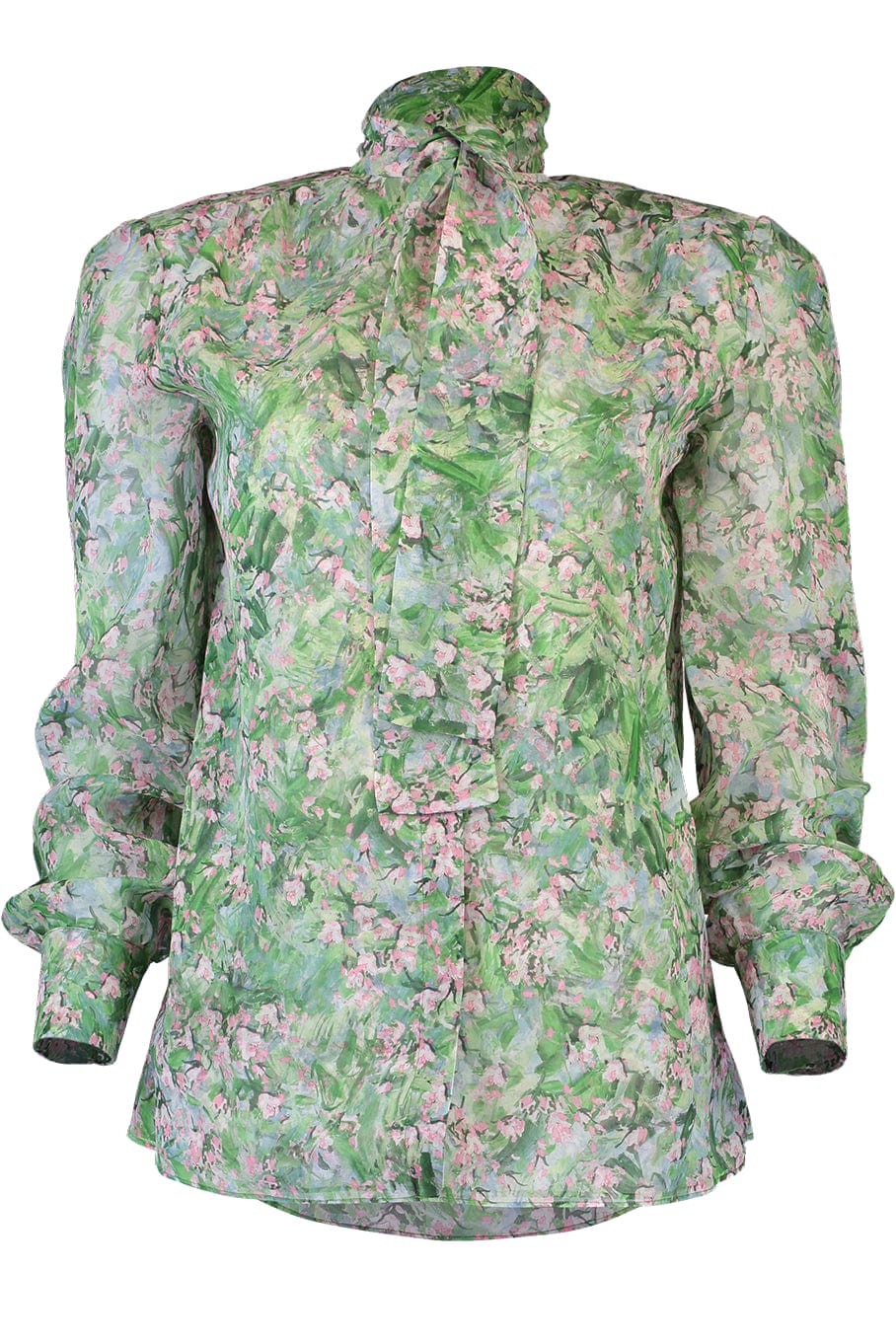 GIAMBATTISTA VALLI-Printed Georgette Blouse-