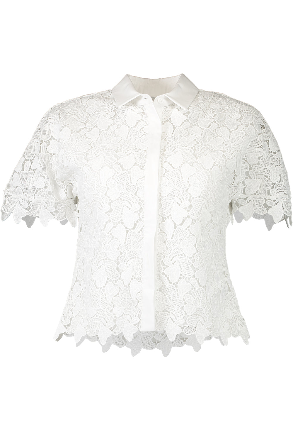 Macrame Blouse-WHITE-38-CLOTHINGTOPBLOUSE-GIAMBATTISTA VALLI