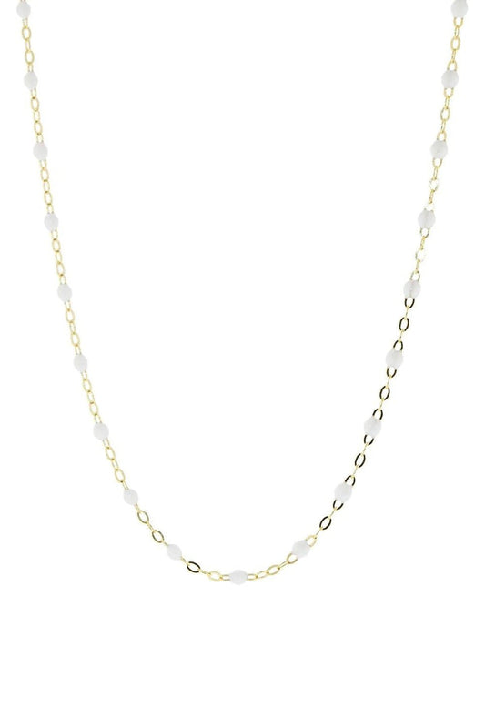 GIGI CLOZEAU-Classic Gigi Necklace - 16.5in - White-