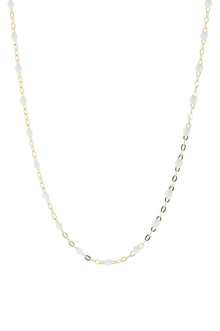 Classic Gigi Necklace - 16.5in - White