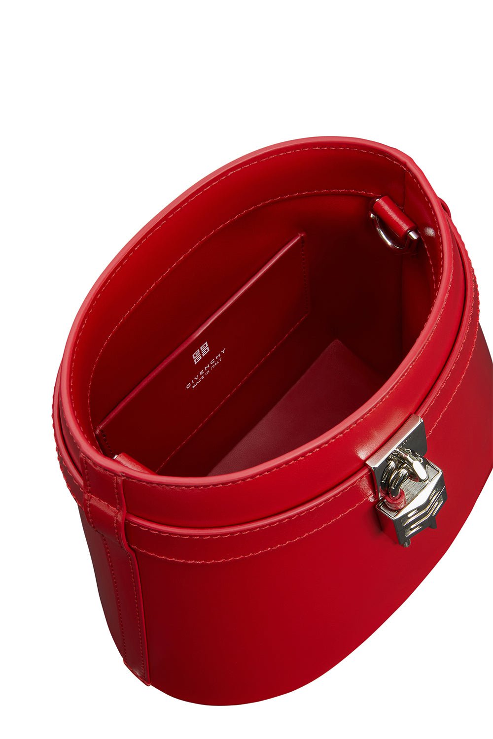 GIVENCHY-Shark Lock Bucket Bag-RED