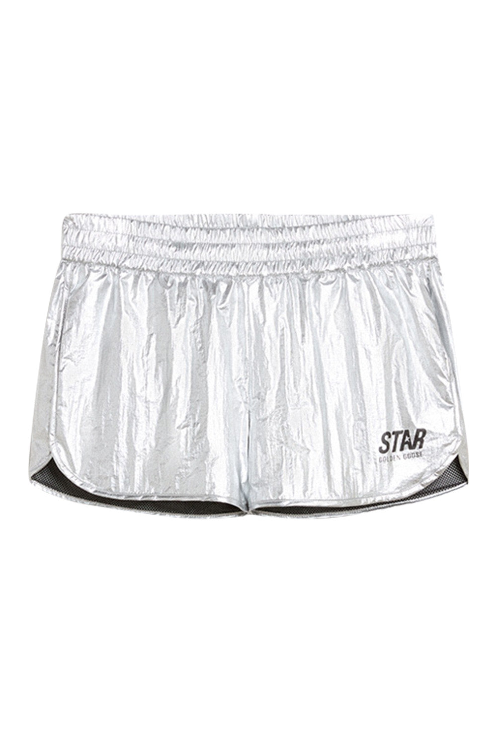 Diana Shorts-SILVER-XS-CLOTHINGPANTSHORT-GOLDEN GOOSE