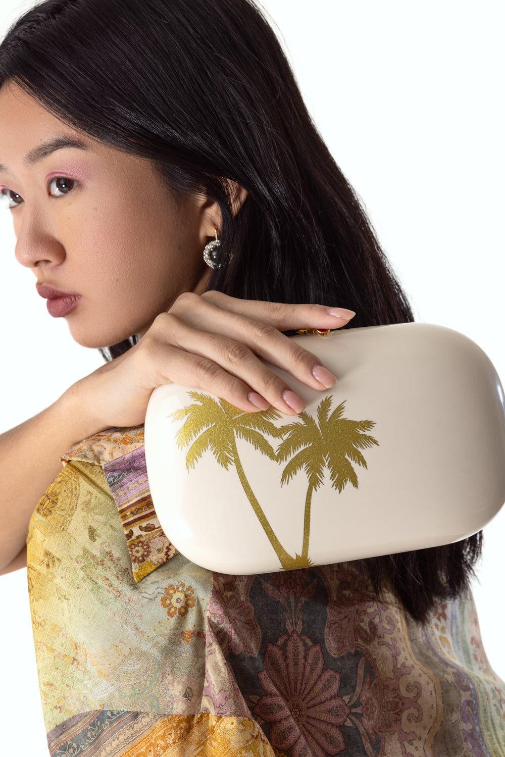 Elina Plus Clutch - Island Plalms-LTSANDGL-O/S-HANDBAGCLUTCHES-JEFFREY LEVINSON