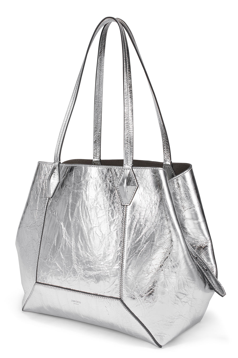 Diamond Tote M - Antique Silver-SLVANTSL-O/S-HANDBAGSHOULDER-JIMMY CHOO