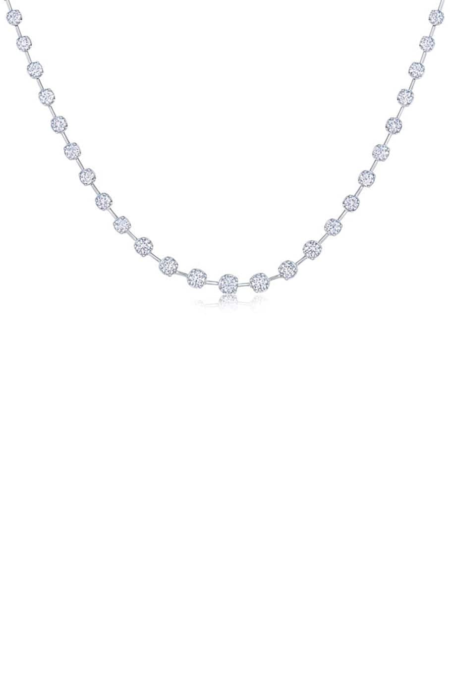 Starry Night Diamond Partway Necklace-WHITE GOLD-JEWELRYFINE JEWELNECKLACE O-KWIAT