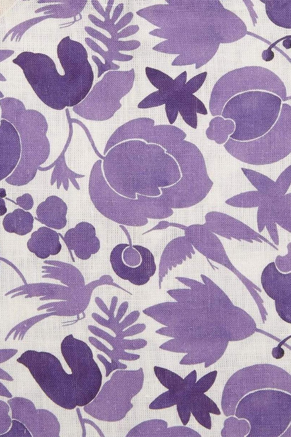 LA DOUBLEJ-Large Napkins Set Of 6 - Wildbird Viola-VIOLA