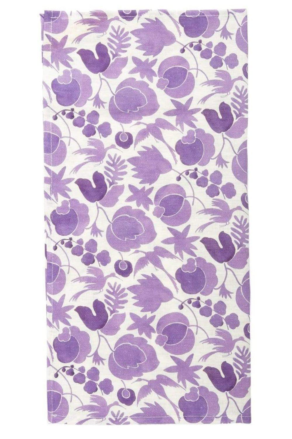 LA DOUBLEJ-Large Napkins Set Of 6 - Wildbird Viola-VIOLA