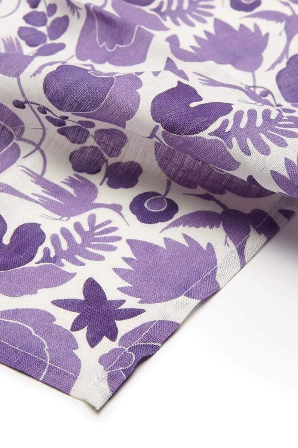 LA DOUBLEJ-Large Napkins Set Of 6 - Wildbird Viola-VIOLA