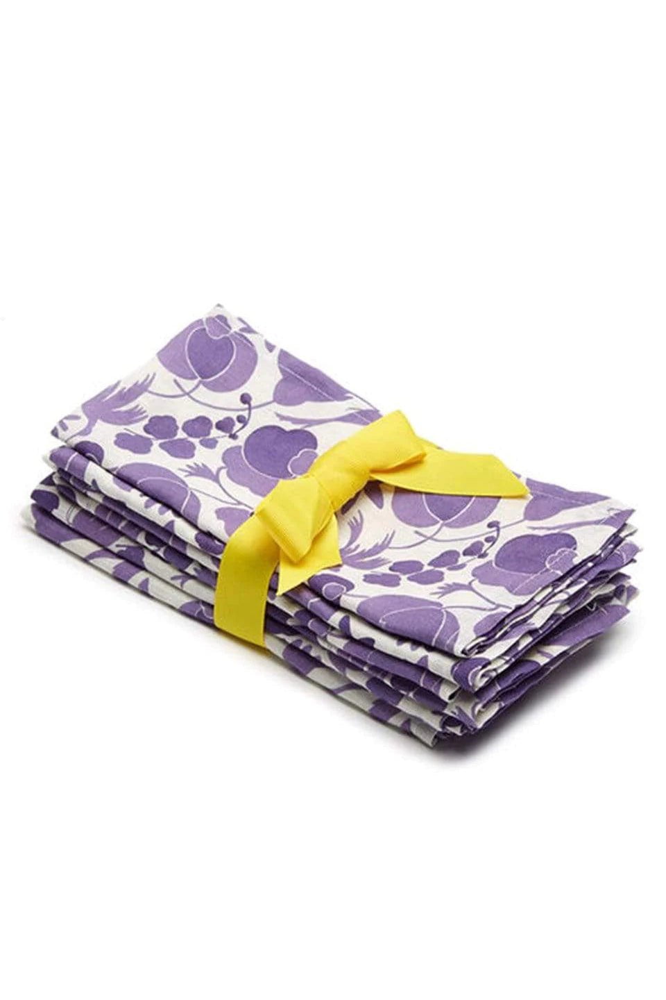 LA DOUBLEJ-Large Napkins Set Of 6 - Wildbird Viola-VIOLA