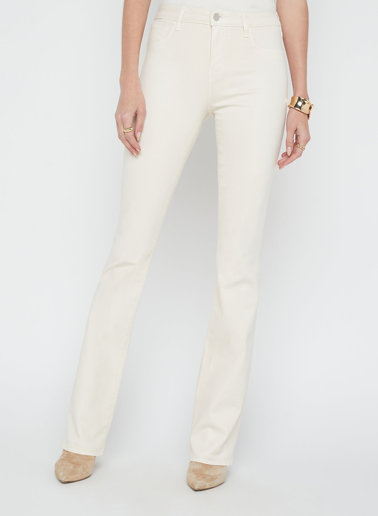 SELMA HIGH RISE PANT-FRENCH VANILLA-26-CLOTHINGPANTSLIM FIT-L'AGENCE