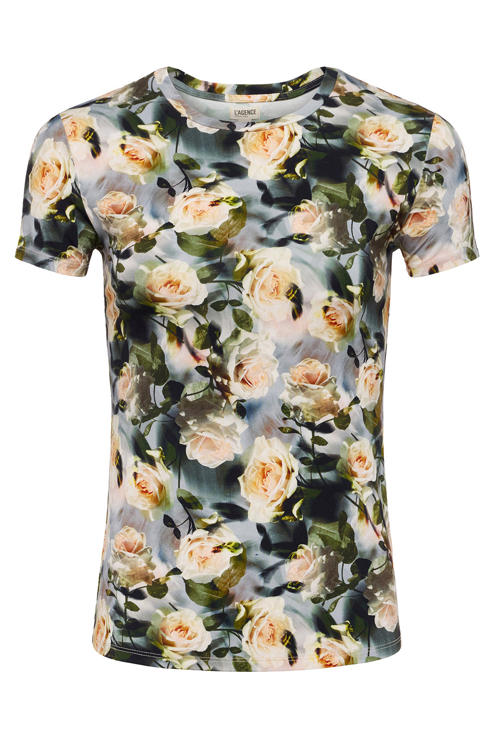 RESSI TEE - MULTI DISTRESSED FLORAL