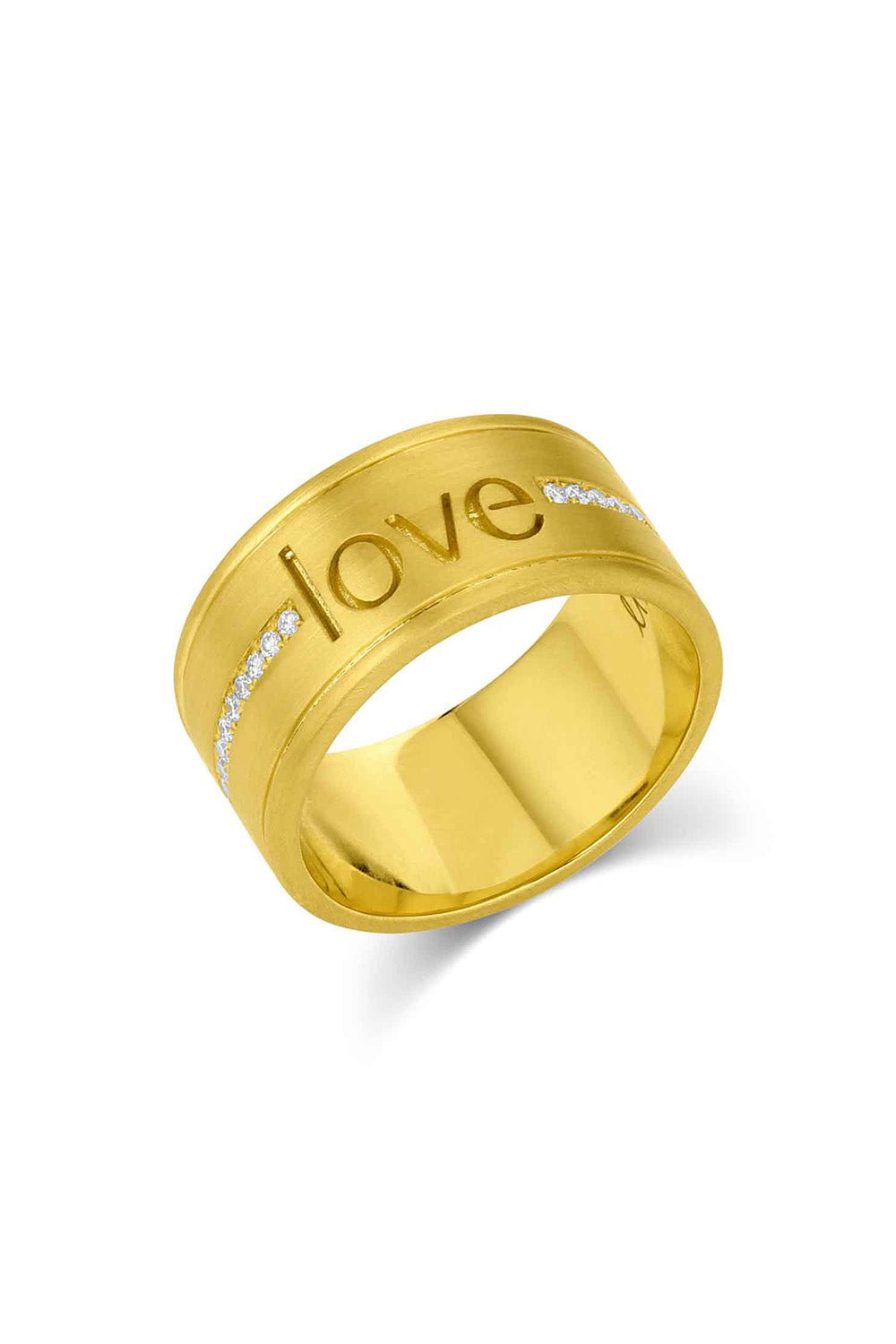 LEIGH MAXWELL-Amani Diamond Love Ring-YELLOW GOLD