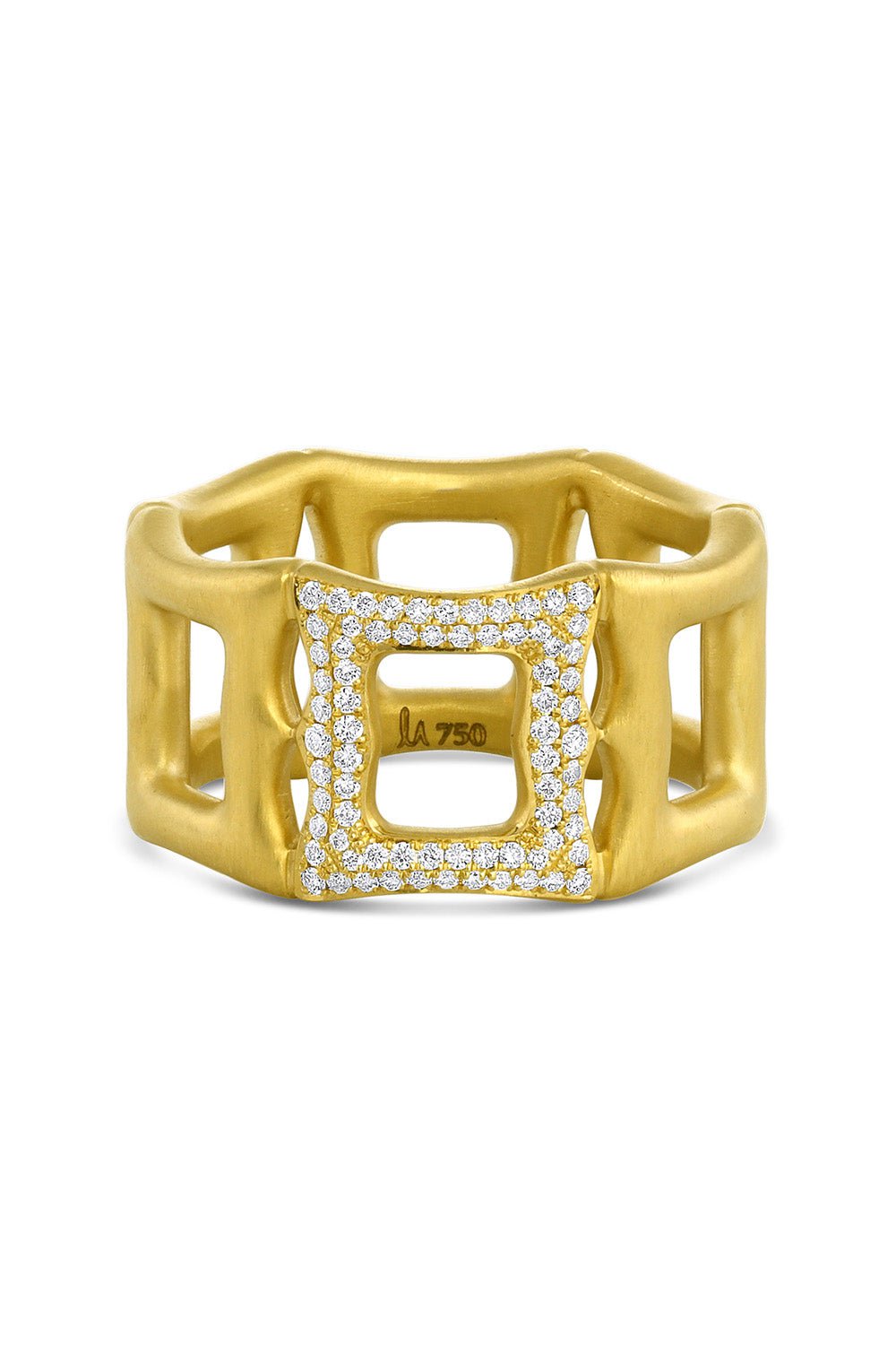 LEIGH MAXWELL-Frame Eternity Band-YELLOW GOLD