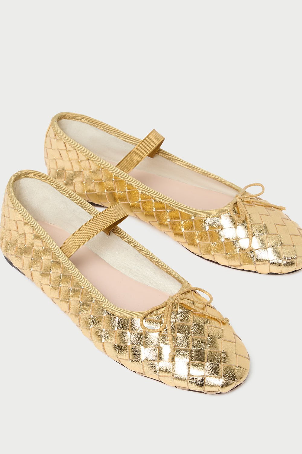 LOEFFLER RANDALL-Leonie Flat - Gold-