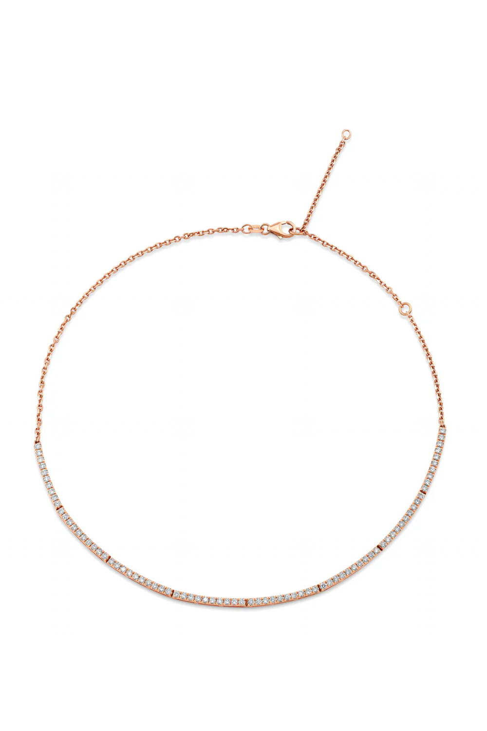 INFINITY PAVE CHOKER NECKLACE-ROSE GOLD-JEWELRYFINE NECKLACE-LORAIDA