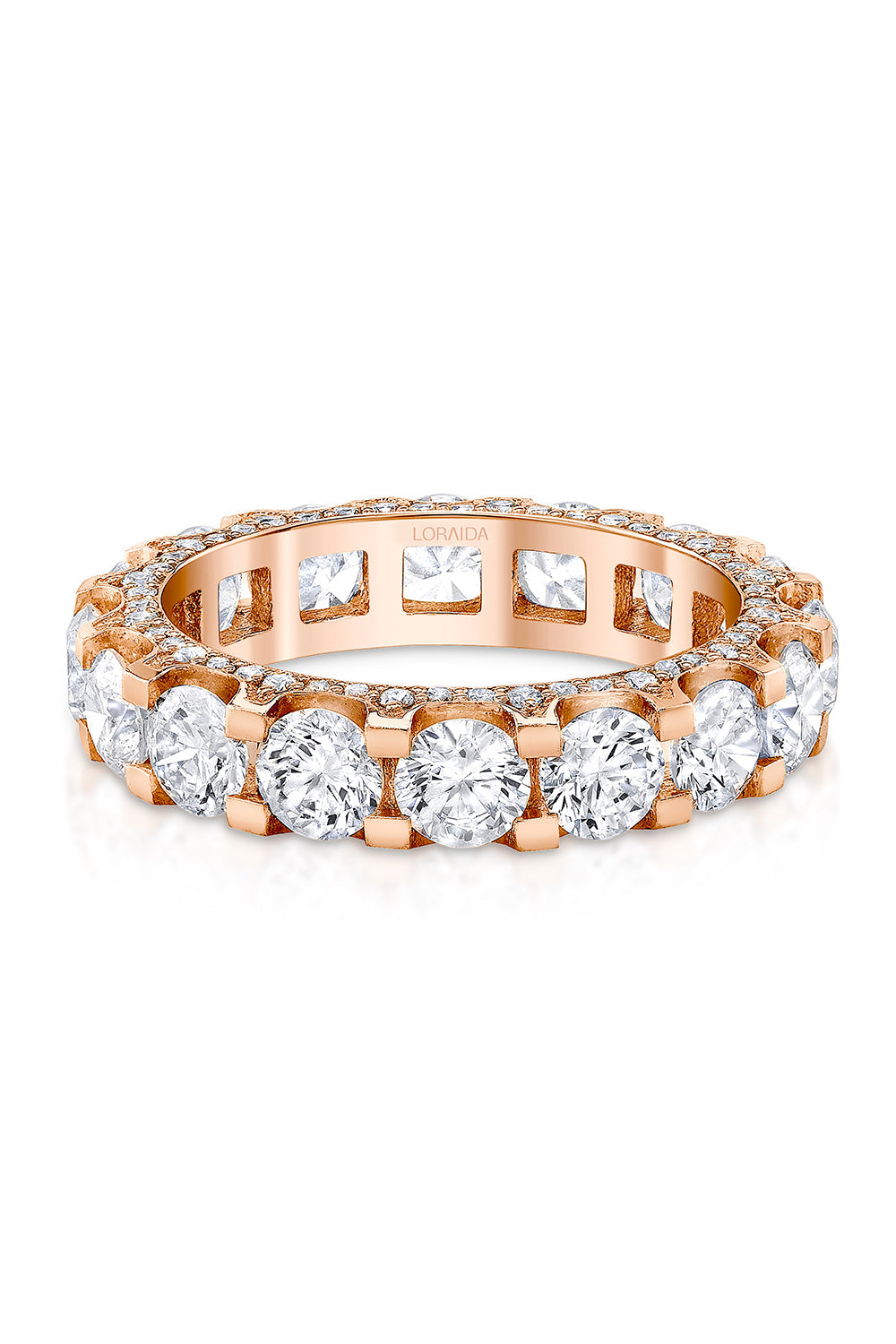 INFINITY DIAMOND BAND-ROSE GOLD-5-JEWELRYFINE RING-LORAIDA