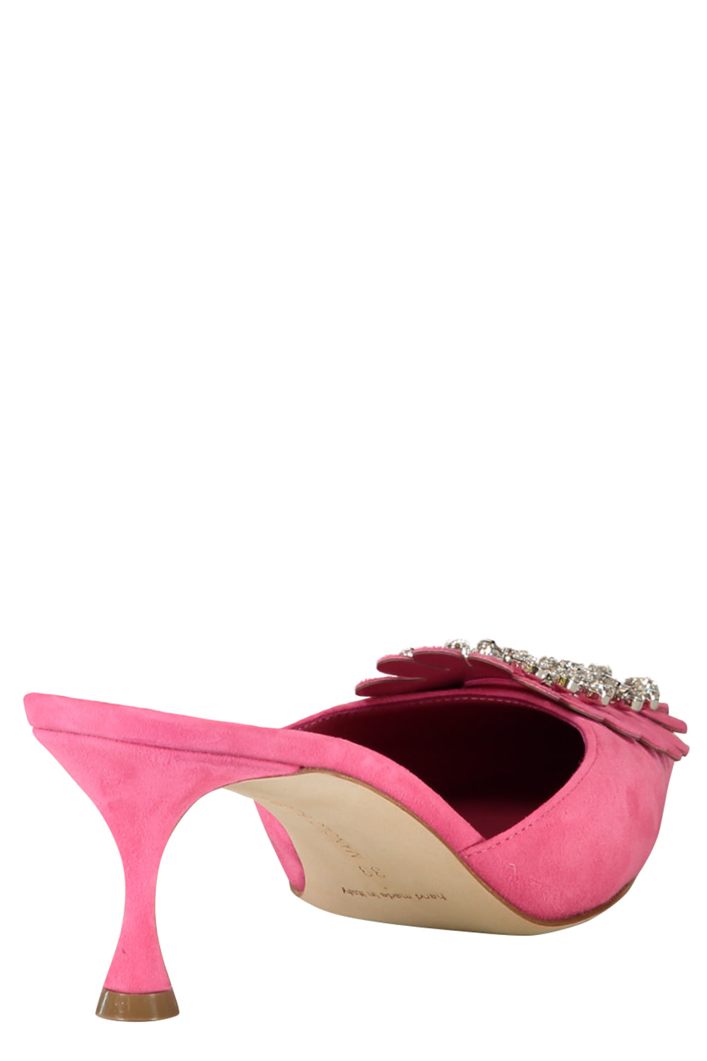 Shog Mule - Bright Pink-BPINK-37-SHOEMULE-MANOLO BLAHNIK