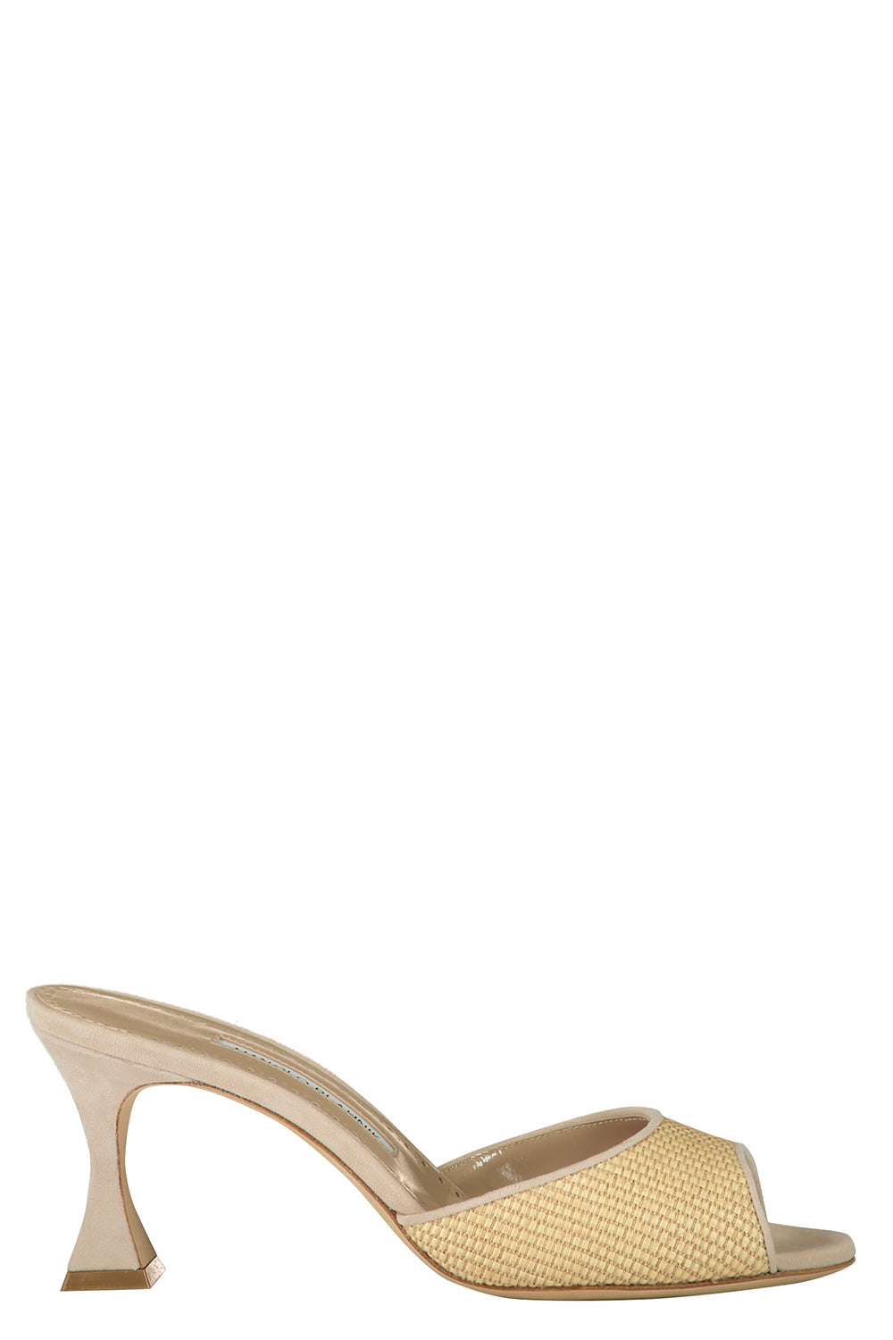 MANOLO BLAHNIK-Jadarona Mules - Dark Cream-