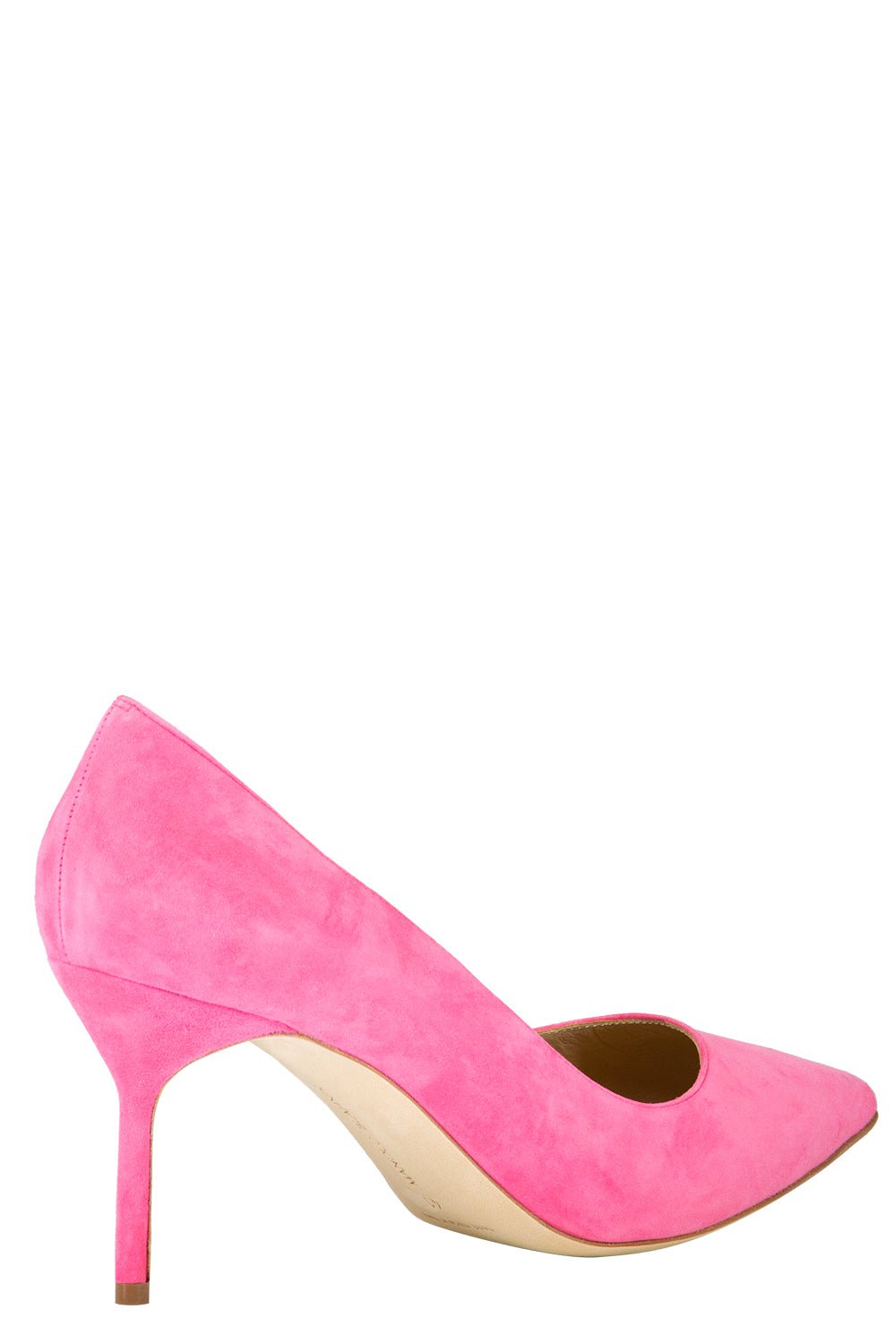 MANOLO BLAHNIK-BB Pick Tora Pump - Bright Pink-