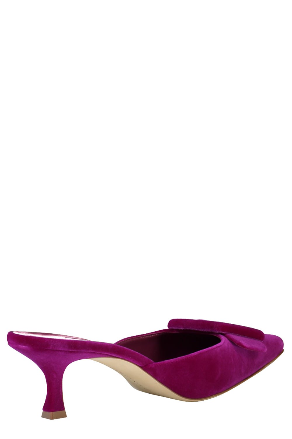 MANOLO BLAHNIK-Maysale Mule - Bright Purple-