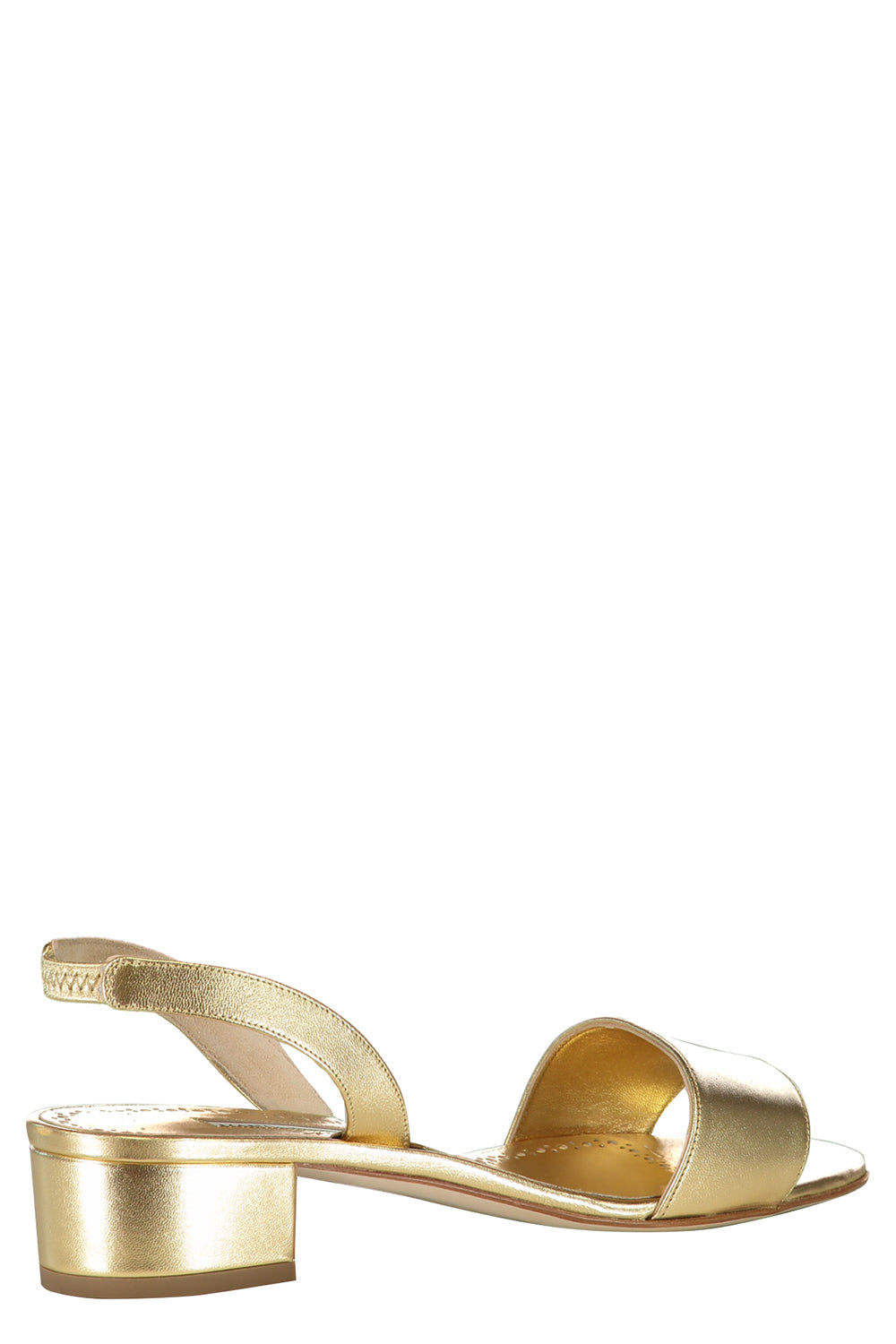 MANOLO BLAHNIK-Patopia Slingback Sandal - Gold-