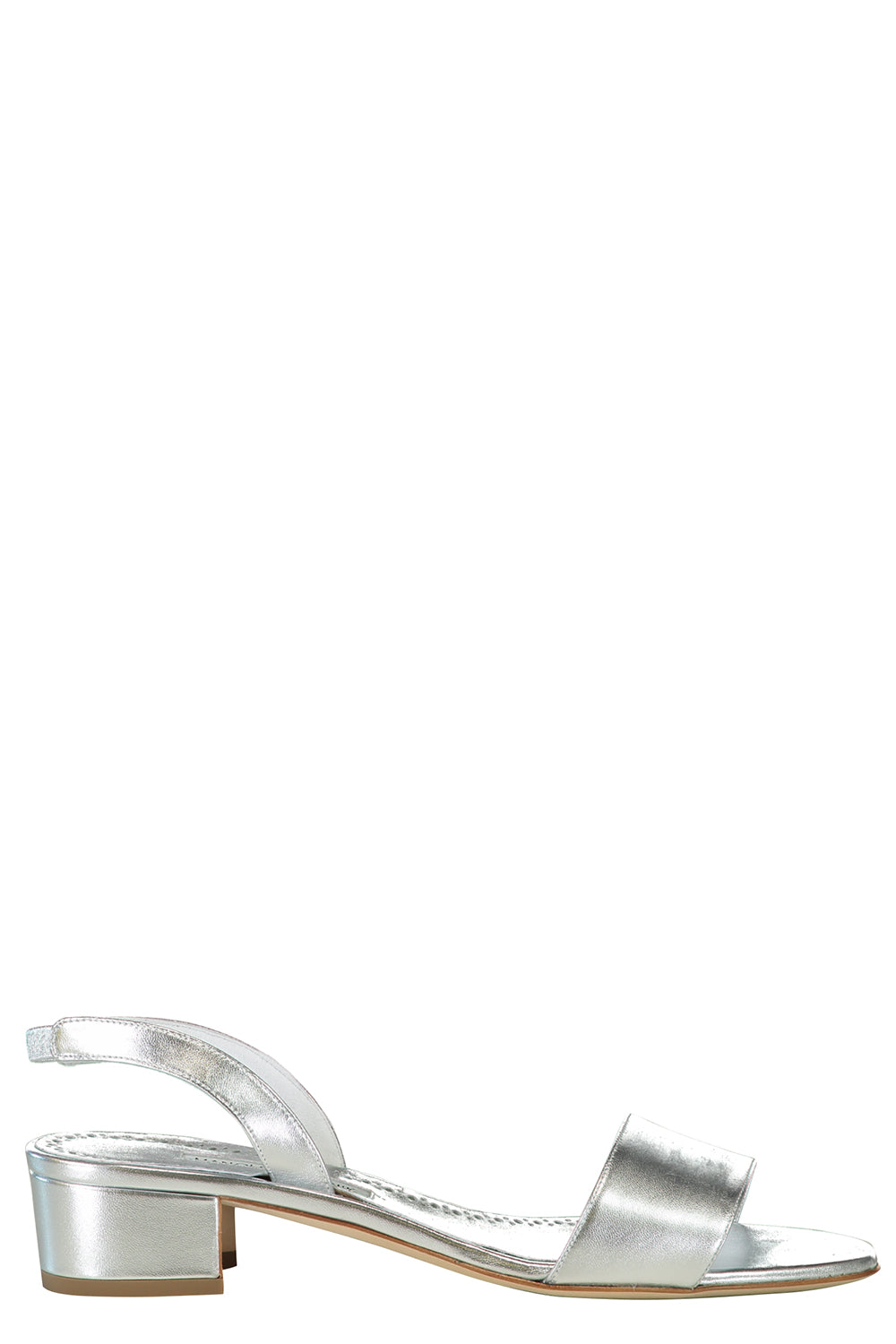 MANOLO BLAHNIK-Patopia Slingback Sandal - Silver-