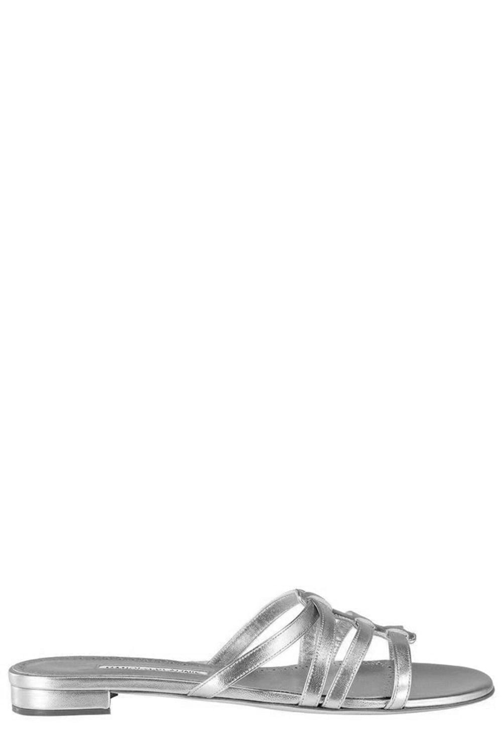 MANOLO BLAHNIK-Riran Sandal - Silver-