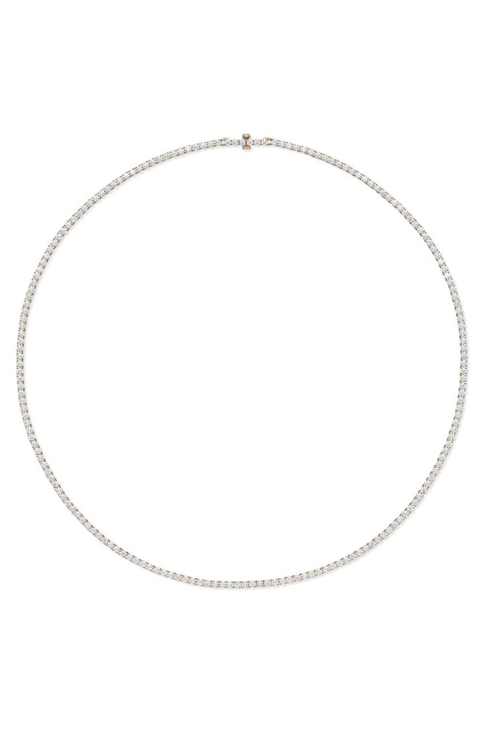 MELISSA KAYE-Lenox Tennis Necklace-YELLOW GOLD