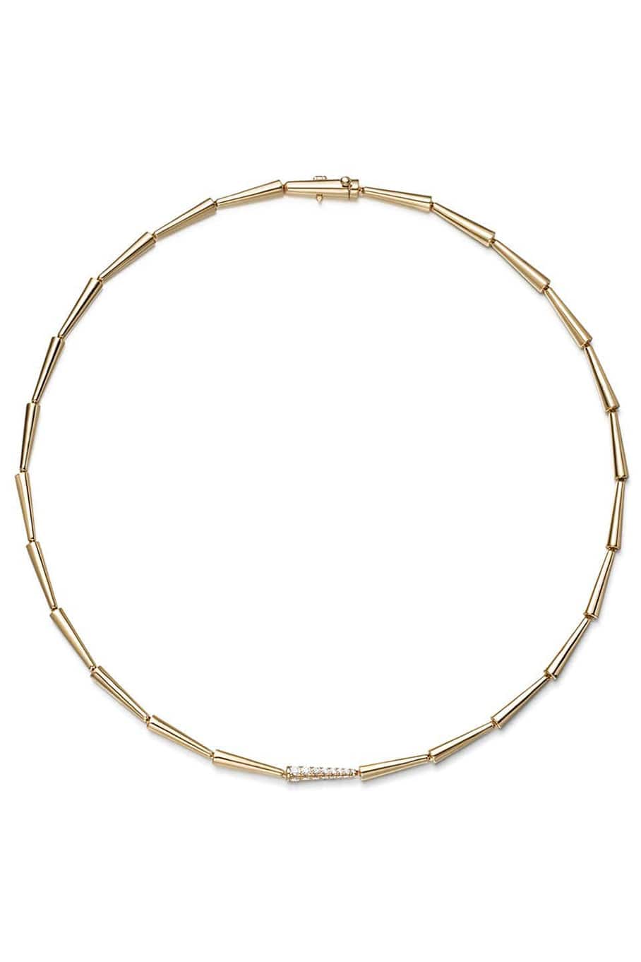 MELISSA KAYE-Lola Linked Diamond Necklace - Yellow Gold-YELLOW GOLD