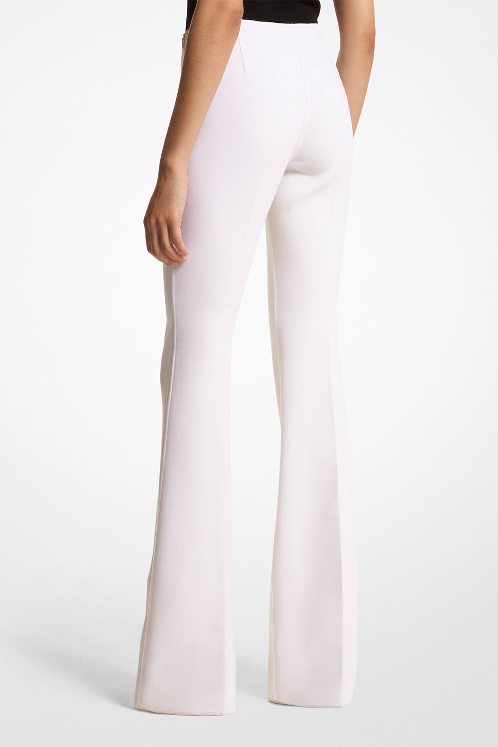 MICHAEL KORS COLLECTION-Side Zip Flare Pant - Ivory-