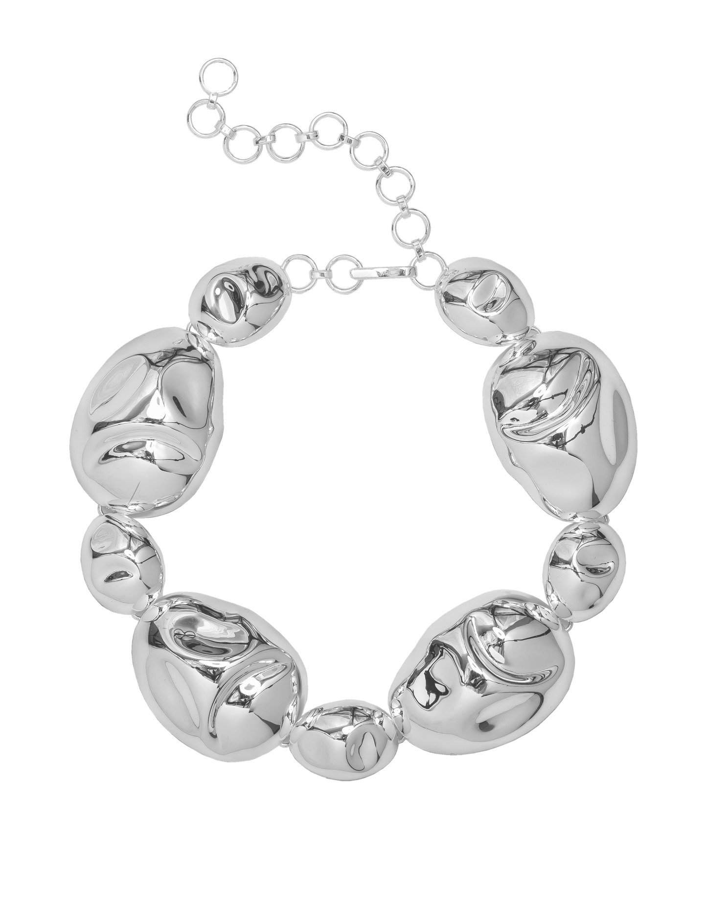 MONICA SORDO-Silver Oriente Choker-SILVER