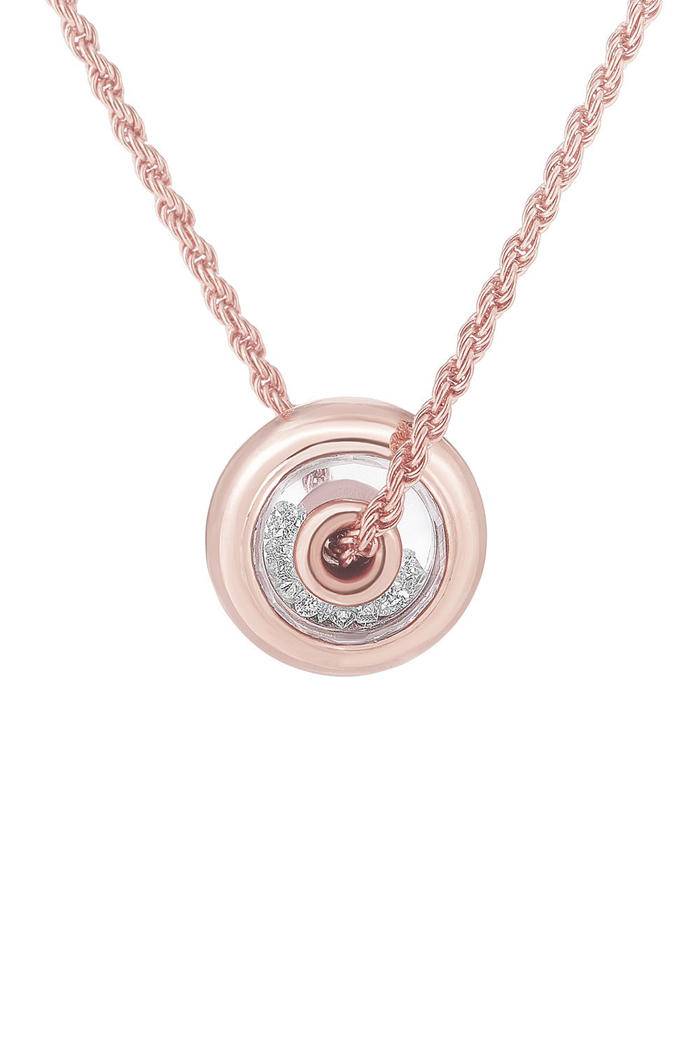 MORITZ GLIK-Roda 15 Pendant Necklace-ROSE GOLD