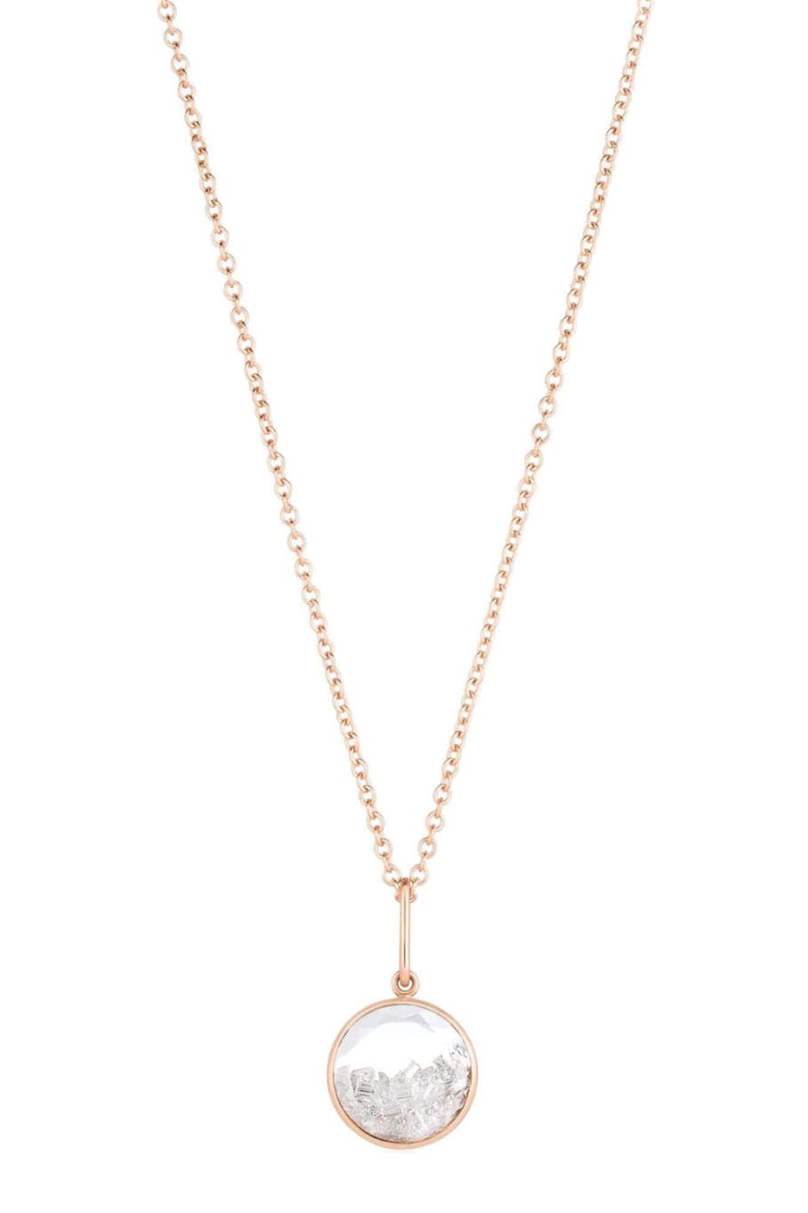 MORITZ GLIK-Core 12 Shaker Pendant Necklace-YELLOW GOLD