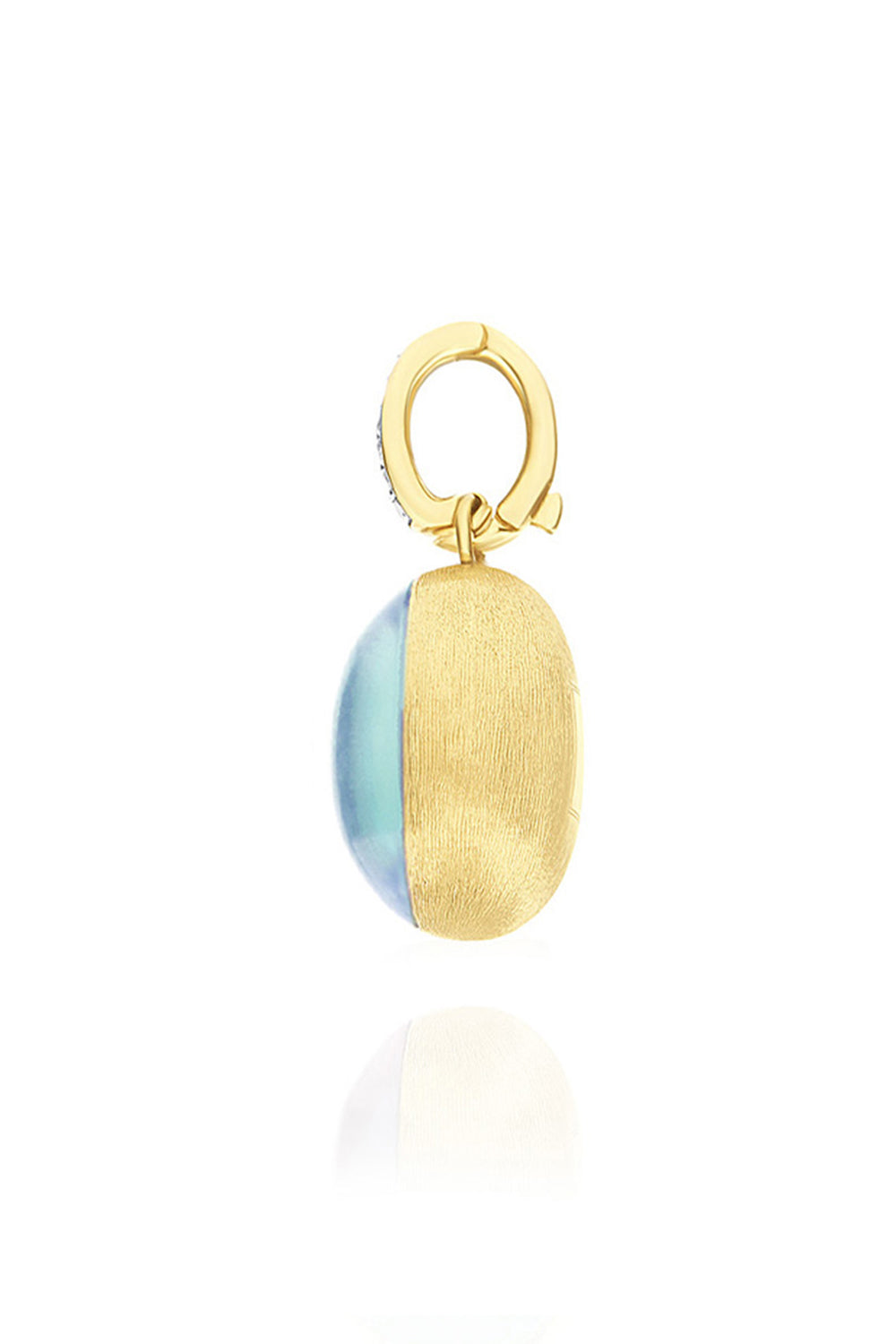 Medium Amazonite "Boules" Charm-YELLOW GOLD-M-JEWELRYFINE JEWELPENDANT-NANIS