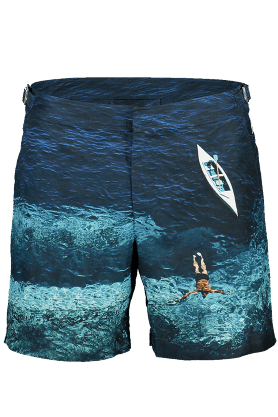 ORLEBAR BROWN-Bulldog Deep Sea Mid-Length Swim Shorts-