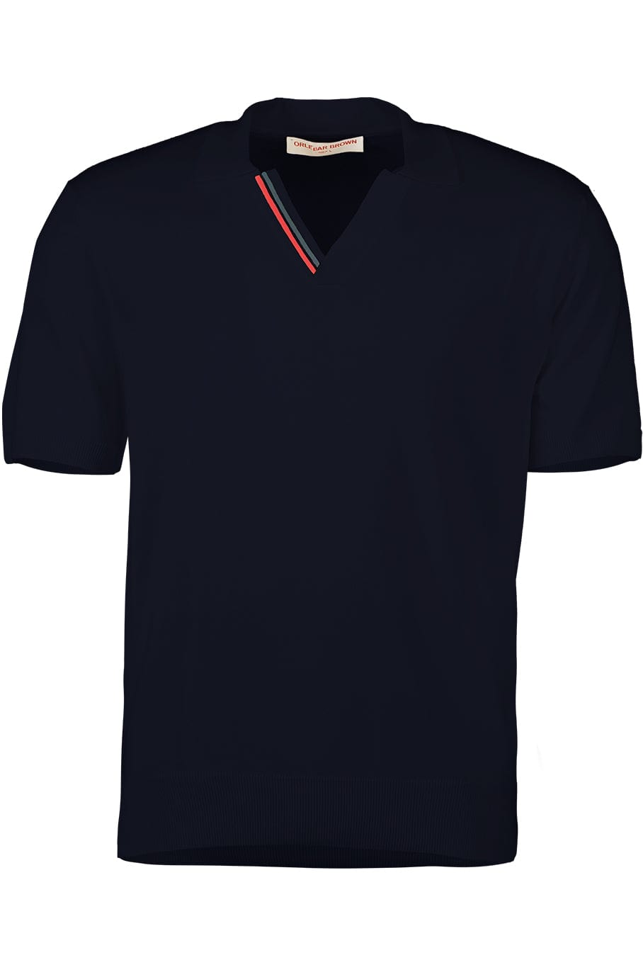 ORLEBAR BROWN-Horton Ob Stripe Polo Shirt - Navy-