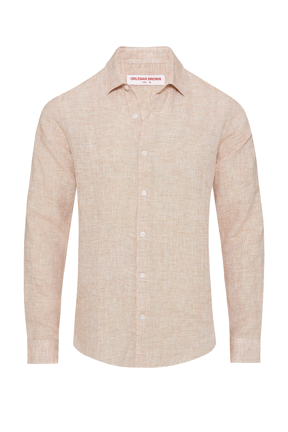 Giles Classic Collar Shirt - Pink Sand White-PNKSANDW-S-MENSCLOTHINGSHIRT-ORLEBAR BROWN