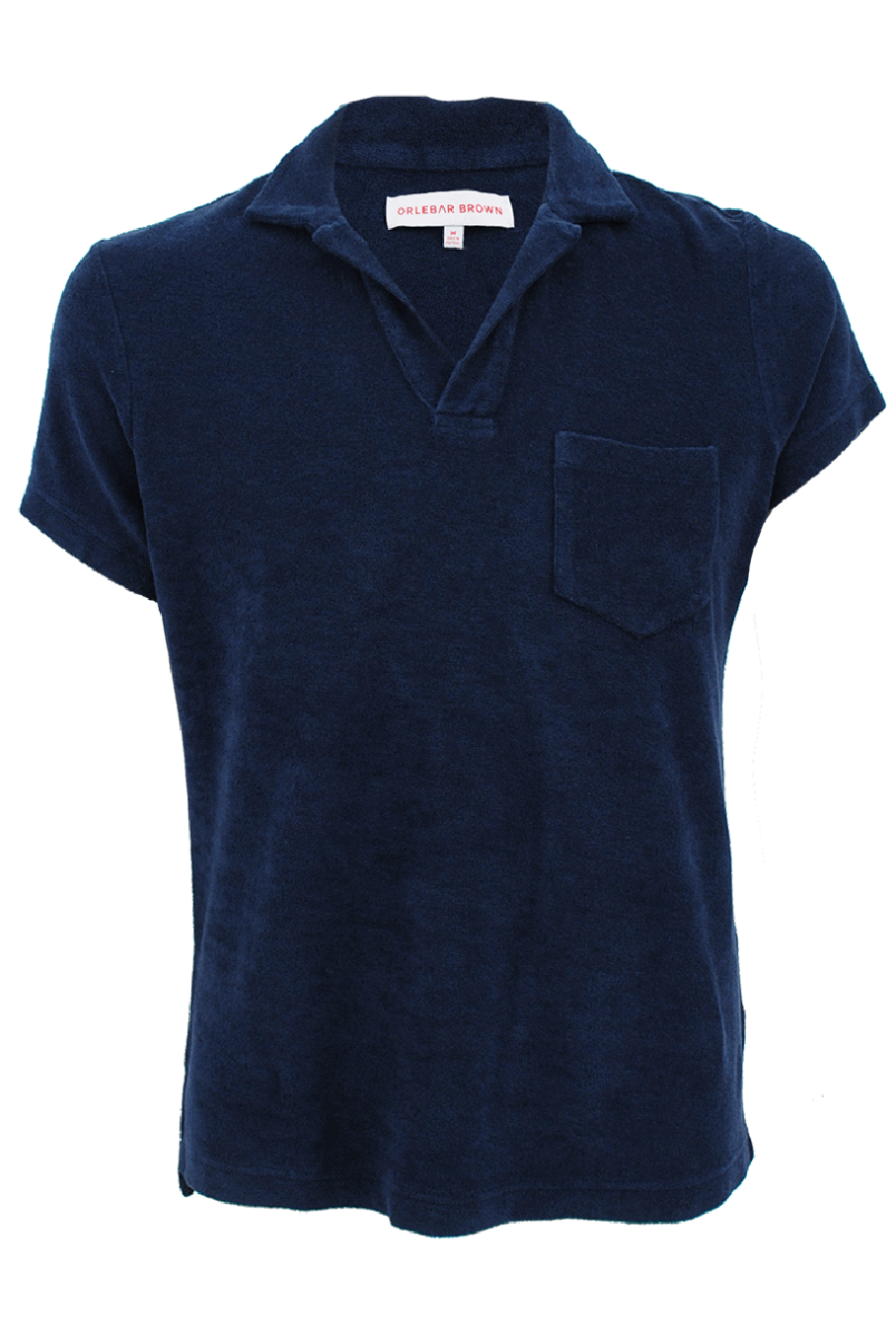 ORLEBAR BROWN-Navy Terry Toweling Polo-