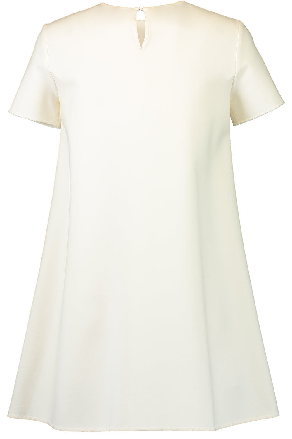 SHORT SLEEVE ROSES SHIFT DRESS-IVORY-8-CLOTHINGDRESSCASUAL-OSCAR DE LA RENTA