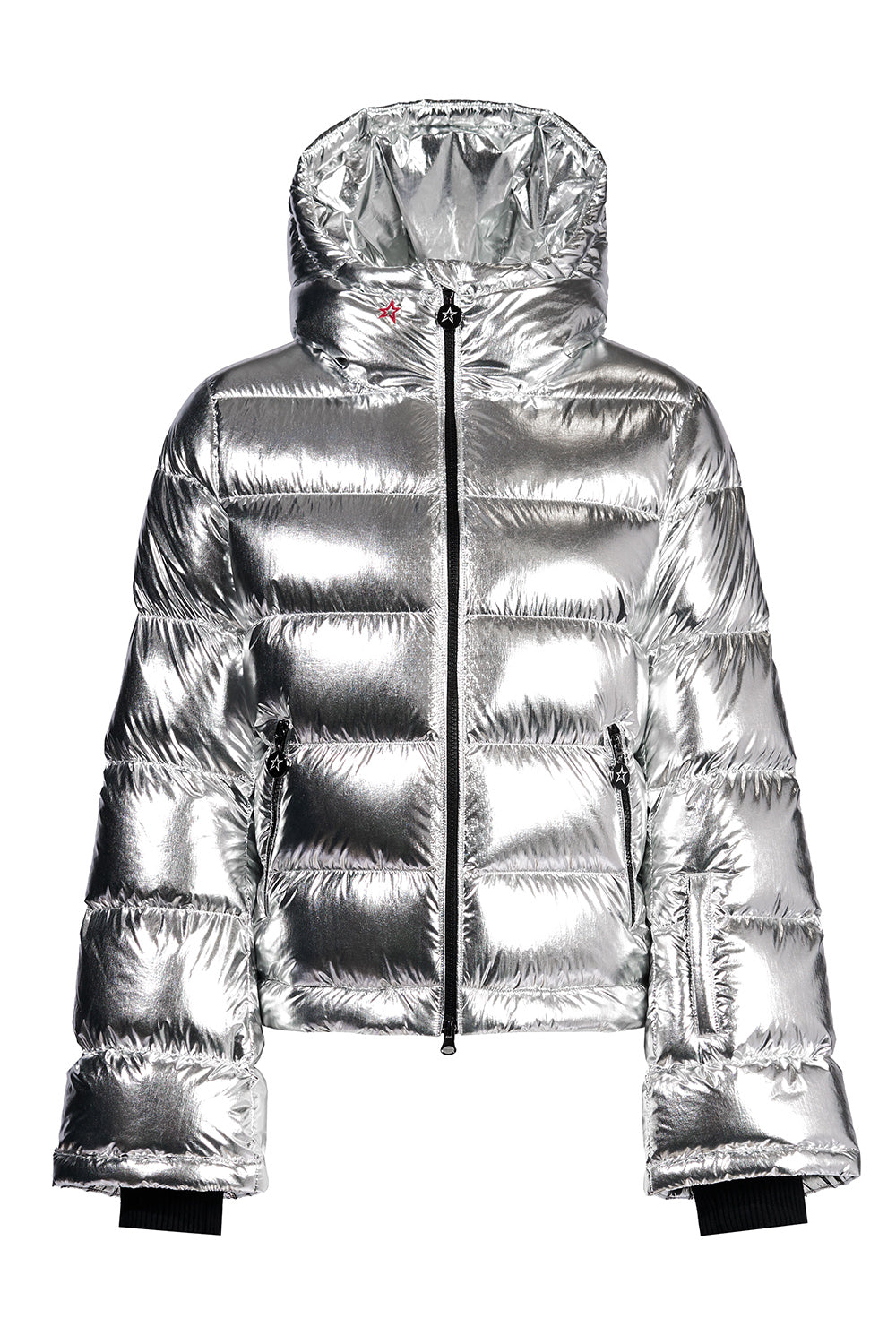 PERFECT MOMENT-Polar Flare Ski Jacket II - Silver Foil-