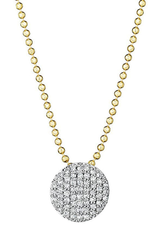 PHILLIPS HOUSE-Diamond Mini Infinity Necklace-YELLOW GOLD