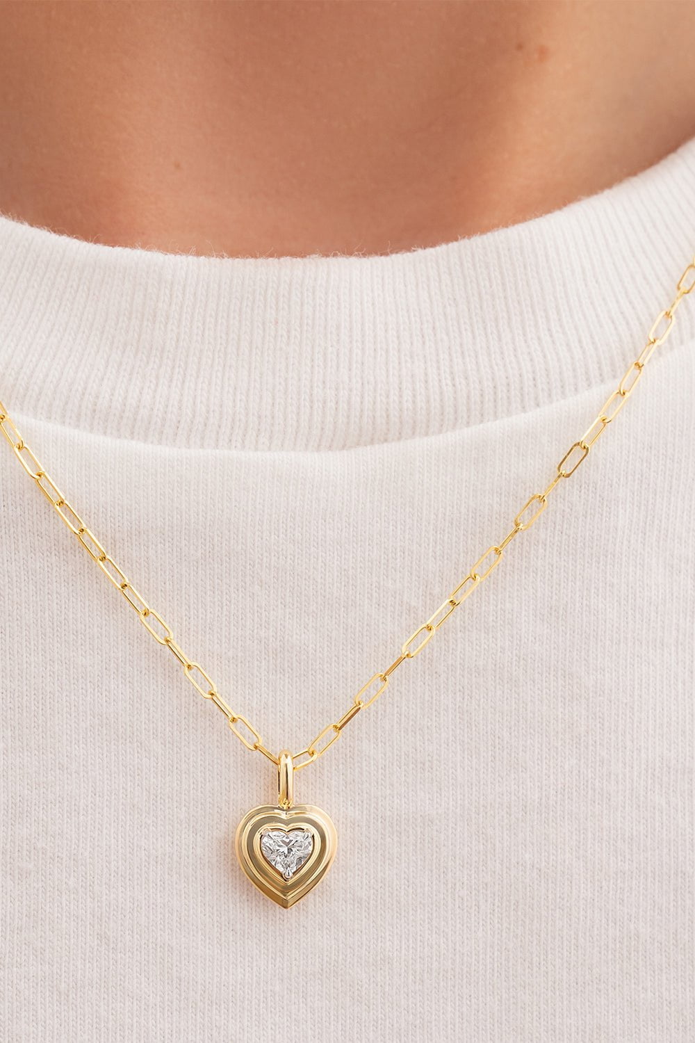 PHILLIPS HOUSE-Heart Stories Necklace-YELLOW GOLD